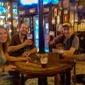 EU ESP MAD Madrid 2017JUL30 002    Anna  ,   Thomas  ,   Gunther  ,   Dan   and myself caught up for a couple of pre-departure beverages at   La Fontana de Oro  . : 2017, 2017 - EurAisa, DAY, Europe, July, Southern Europe, Spain, Sunday